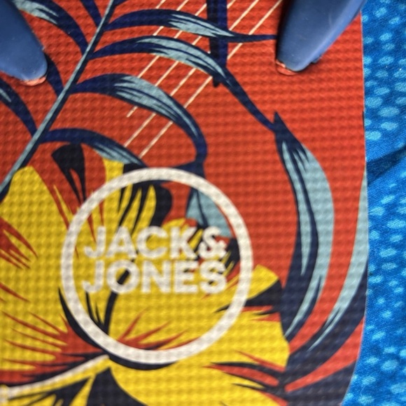 Men's Flip Flops | Tropical Multi Color | size 13/14 | MSRP $24.50 | NWT - Picture 4 of 6